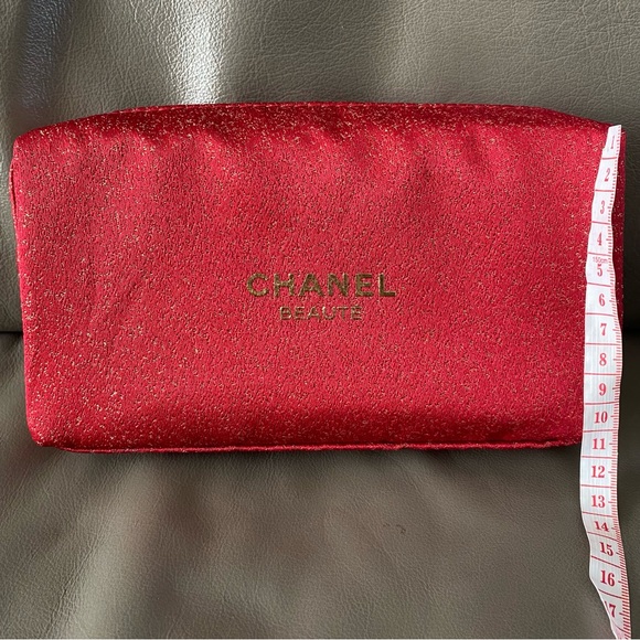 Chanel Beauty red and gold cosmetic pouch. Brand new in package.100% Authentic. - Picture 11 of 13